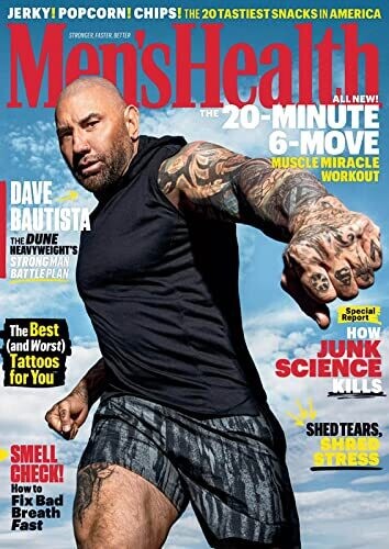 Men's Health Magazine Issue November 2021 - Dave Bautista - inmate Magazines