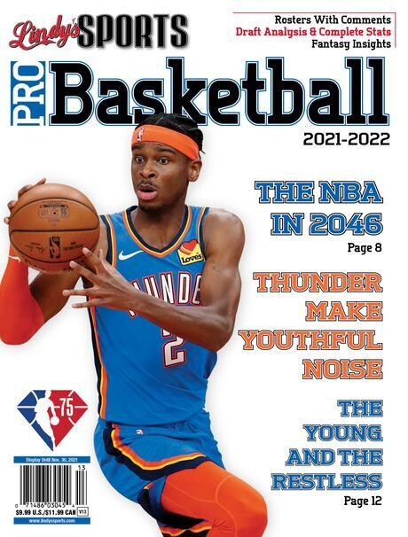 Lindy's 2021-22 Pro Basketball Magazine