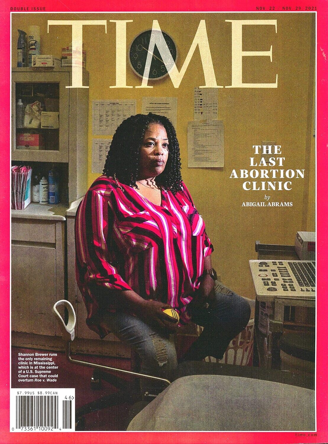 Time Magazine November 2021 - The Last Abortion Clinic Issue