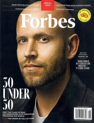 Forbes Magazine 2022 30 Under 30 Special Issue - Inmate Magazines