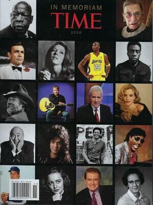 TIME Magazine Special Issue In Memoriam 2020 TIME Magazine Special Issue In Memoriam 2020