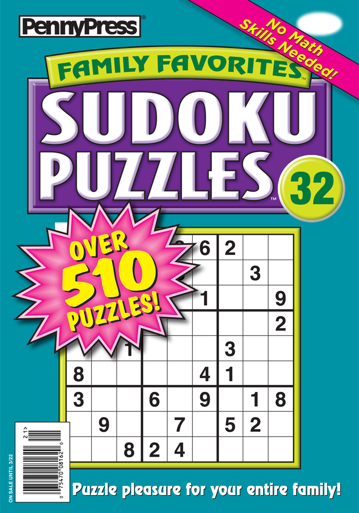 Family Favorites Sudoku Puzzles #32 2022