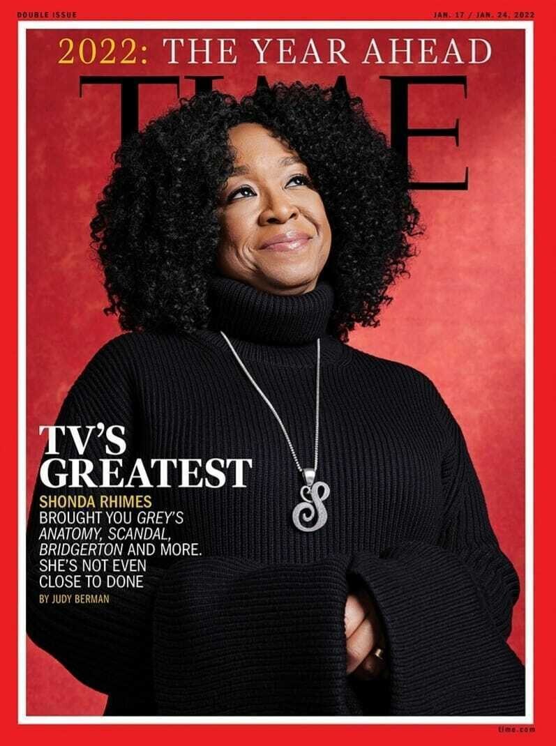 Time Magazine January 2022 - Shonda Rhimes
