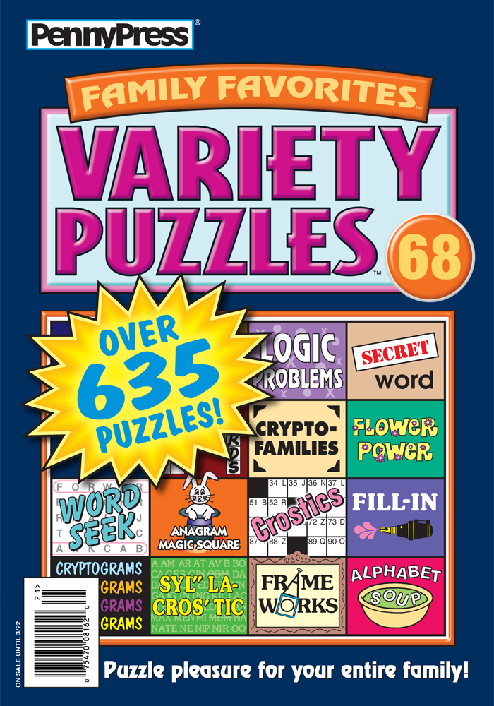 Family Favorites Variety Puzzles 68 2022
