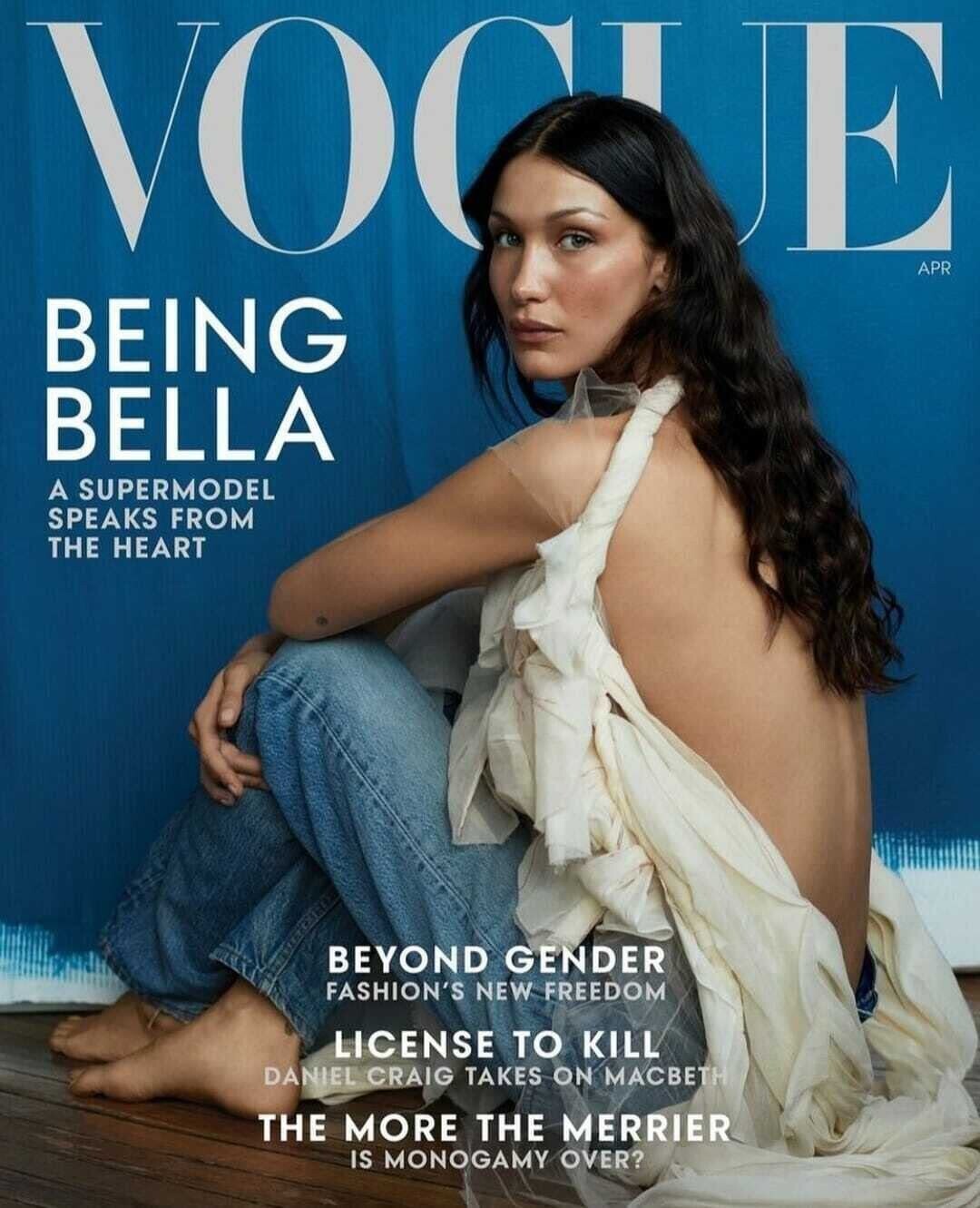 Vogue Magazine April 2022 Bella Hadid
