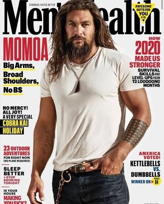 Men's Health Magazine #12 -Jason Momoa - inmate Magazines