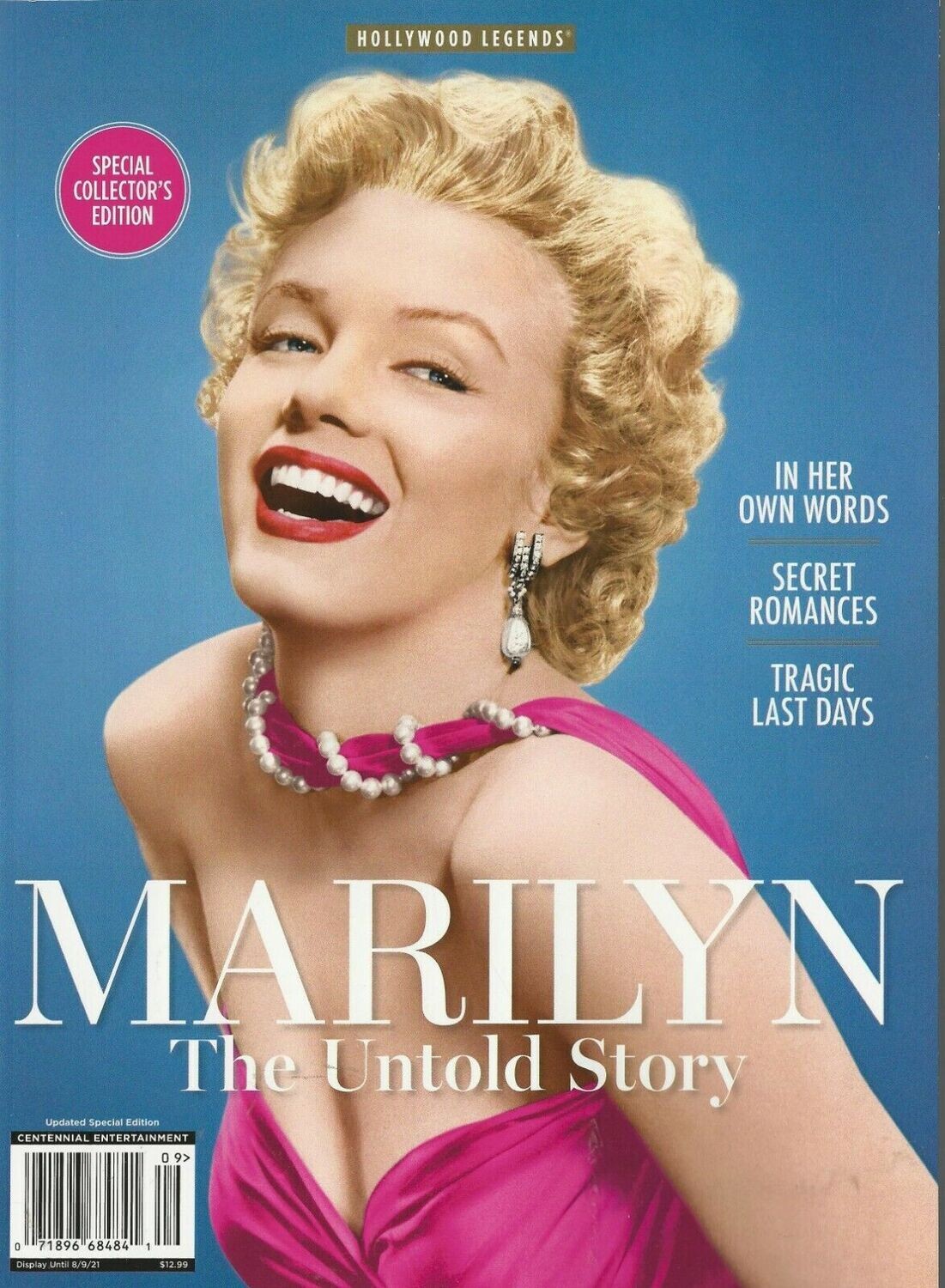 Centennial Entertainment Hollywood Legends Marilyn Monroe