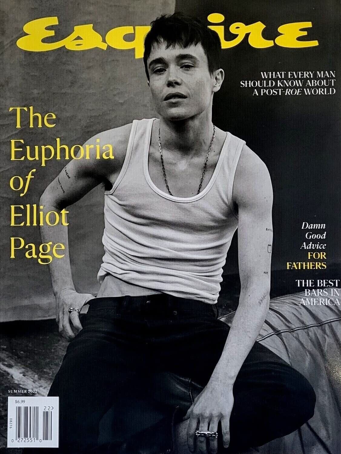 Esquire Magazine Summer - The Euphoria of Elliot Page