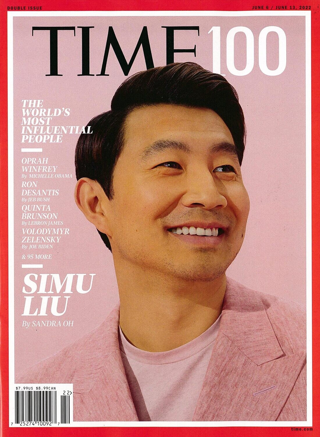 Time Magazine SIMU LIU June 2022 - Time 100