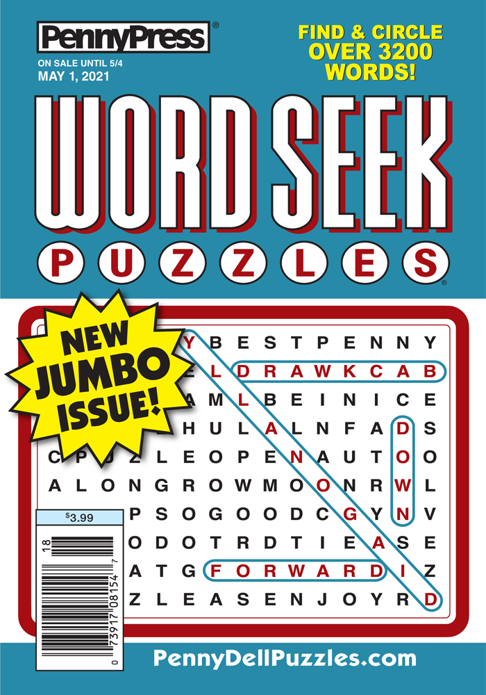 Penny Press/Dell Word Seek/Search/Fill In Special