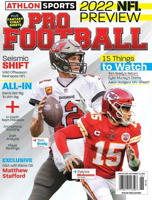 ATHLON SPORTS PRO FOOTBALL 2022 (COVERS VARY)
