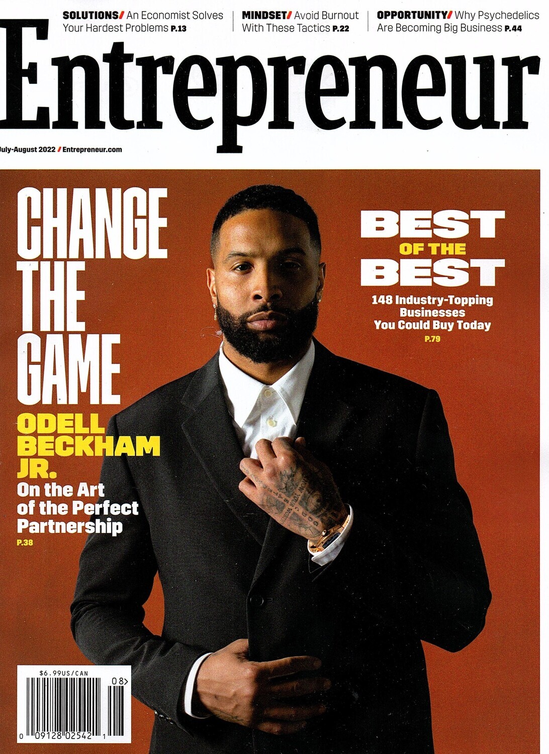 Entrepreneur Magazine Jul/Aug 2022 - Odell Beckham Jr.
