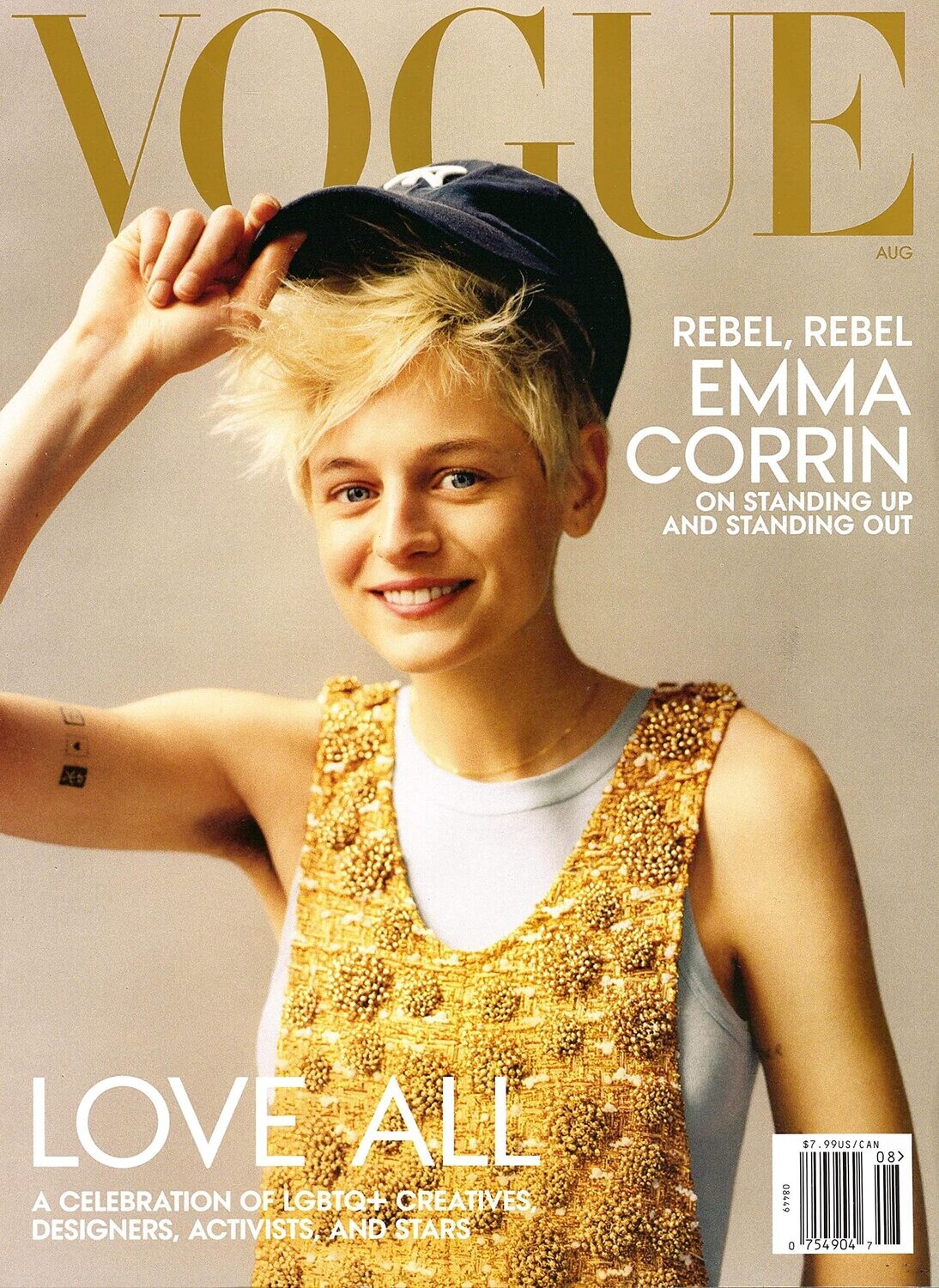 Vogue Magazine August 2022 - Emma Corrin