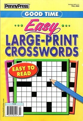 Good Time Easy Large Print Crosswords Fall 2022