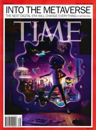 Time Magazine August 2022 Into The Metaverse