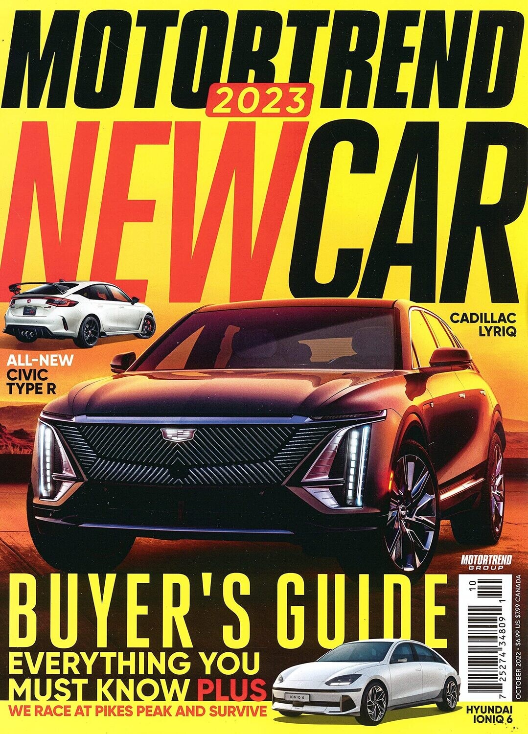 Motor Trend Magazine Oct 2022-2023