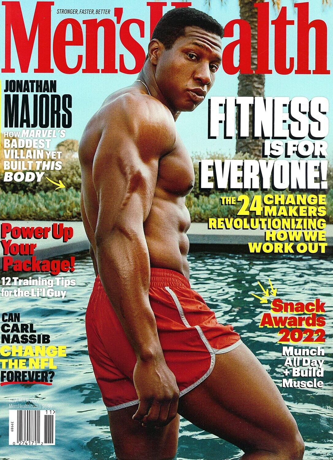 Men's Health Magazine Nov 2022 Jonathan Majors