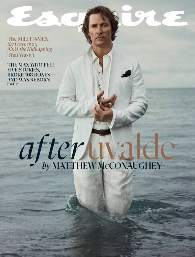 Esquire Magazine Oct/Nov 2022 Matthew McConaughey