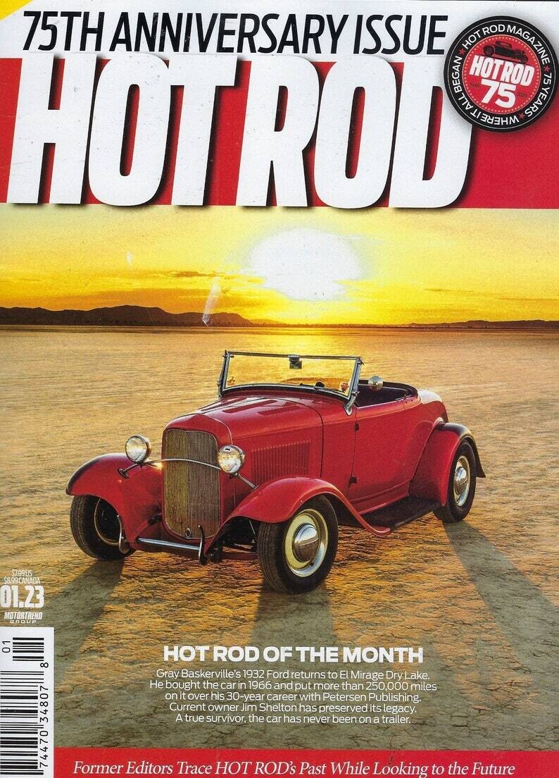 Hot Rod Magazine 75th Anniversary Issue January 2023