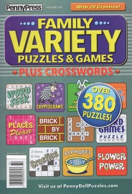 Family Variety Puzzles & Games #332