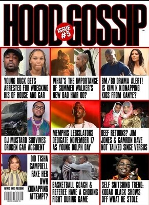 Hood Gossip 5 Hip Hop Magazine - Inmate Magazines