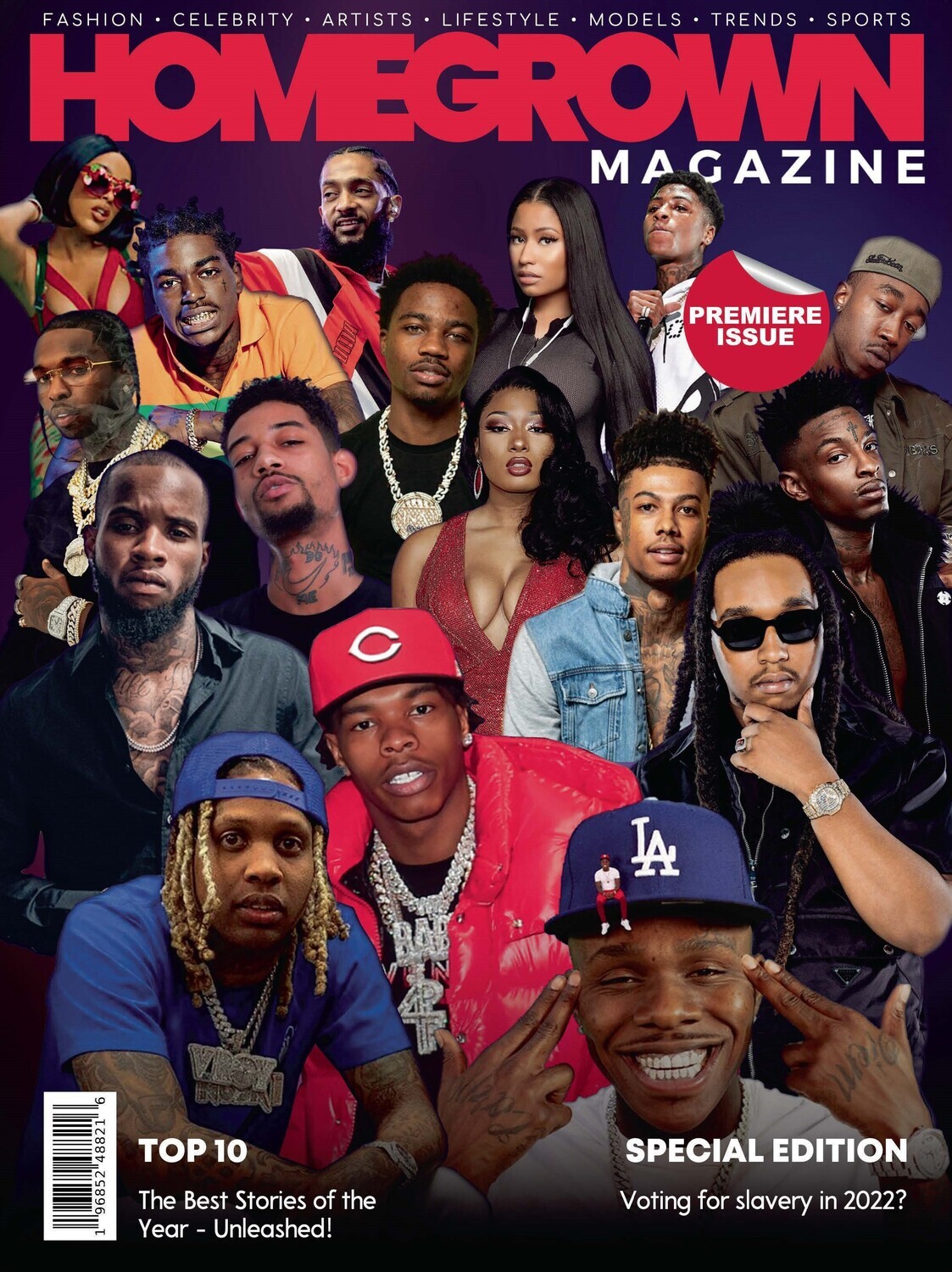 Homegrown Hip Hop Magazine 2023 Premiere Issue