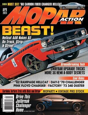 Mopar Action Magazine April 2023 Beast!