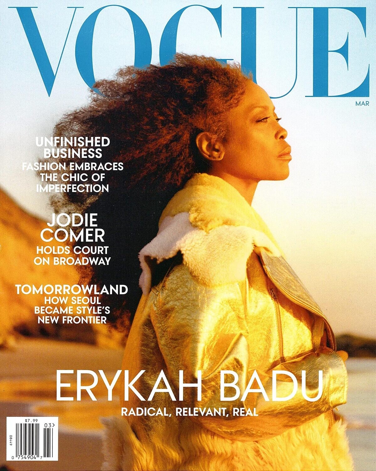 Vogue USA Magazine March 2023 Erykah Badu