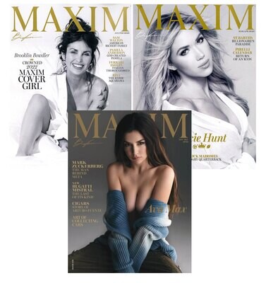 Maxim Magazine 3 pack Bundle