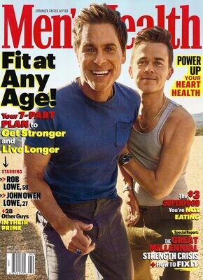 Men's Health Magazine April 2023 Rob Lowe