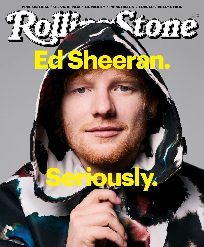 Rolling Stone Magazine April 2023 Ed Sheeran