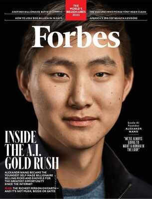 Alexandr Wang: Forbes Magazine April/May 2023