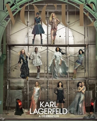 Karl Lagerfeld: Vogue Magazine May 2023