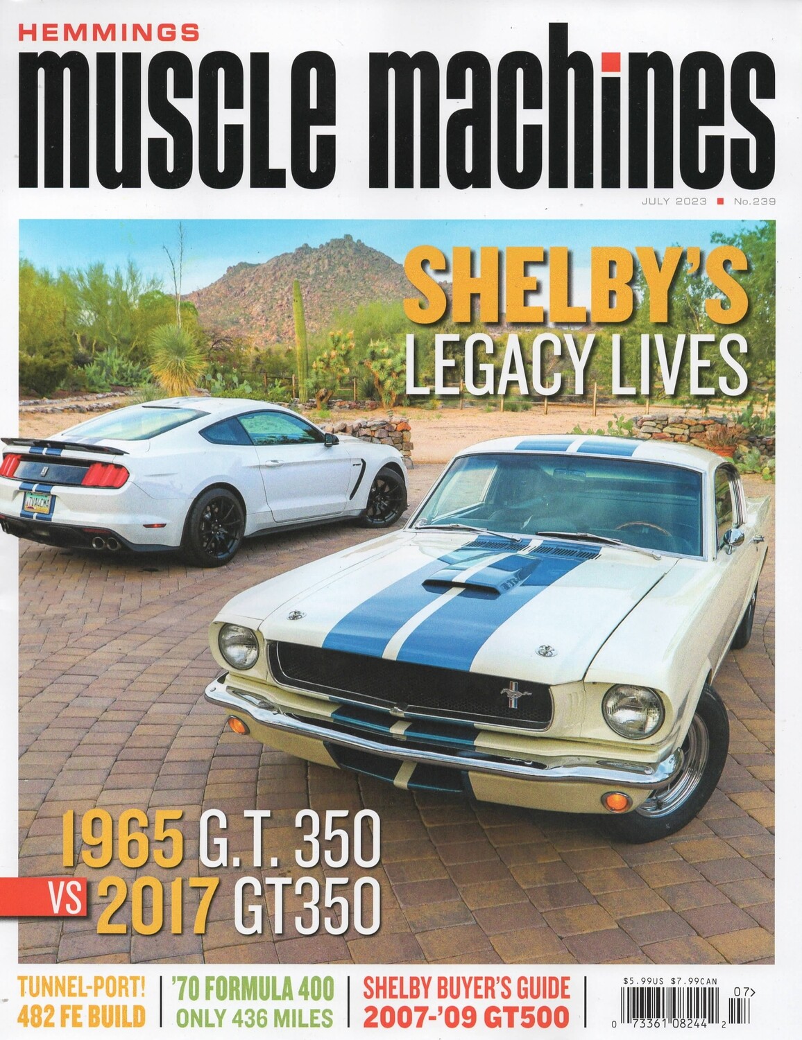 Hemmings Muscle Machines July 2023- Inmate Magazines