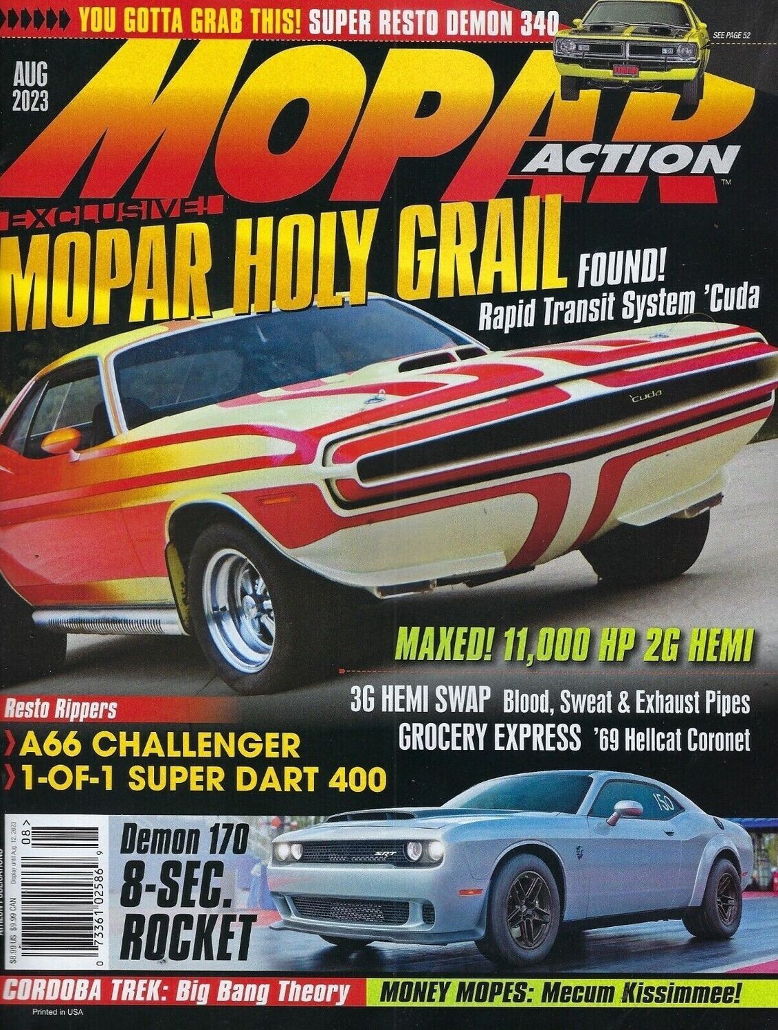 MOPAR Action Magazine August 2023 Mopar Holy Grail