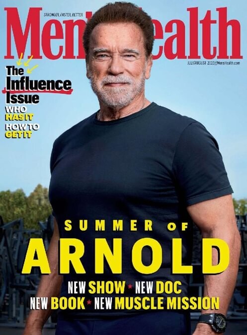 Men's Health Magazine - Arnold Schwarzenegger 2023