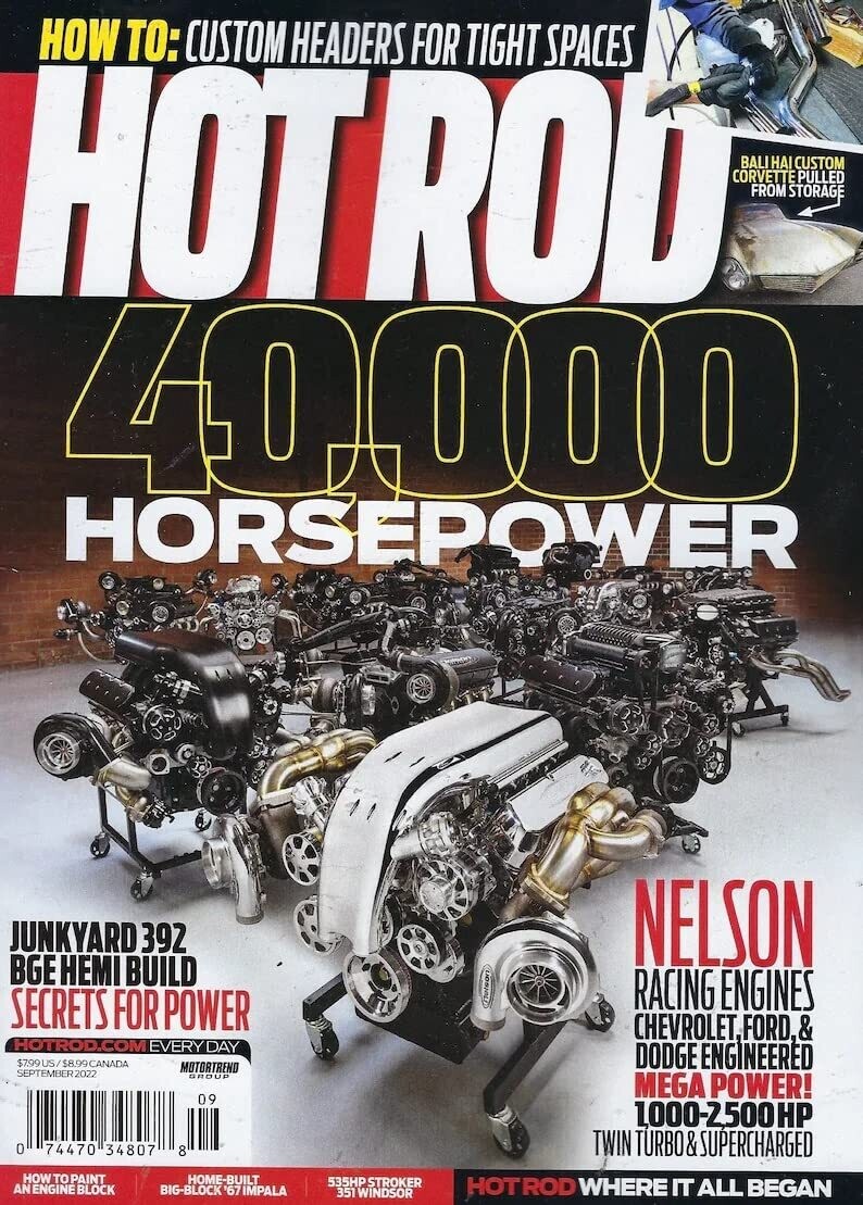 Hot Rod Magazine #9 40,000 Horsepower