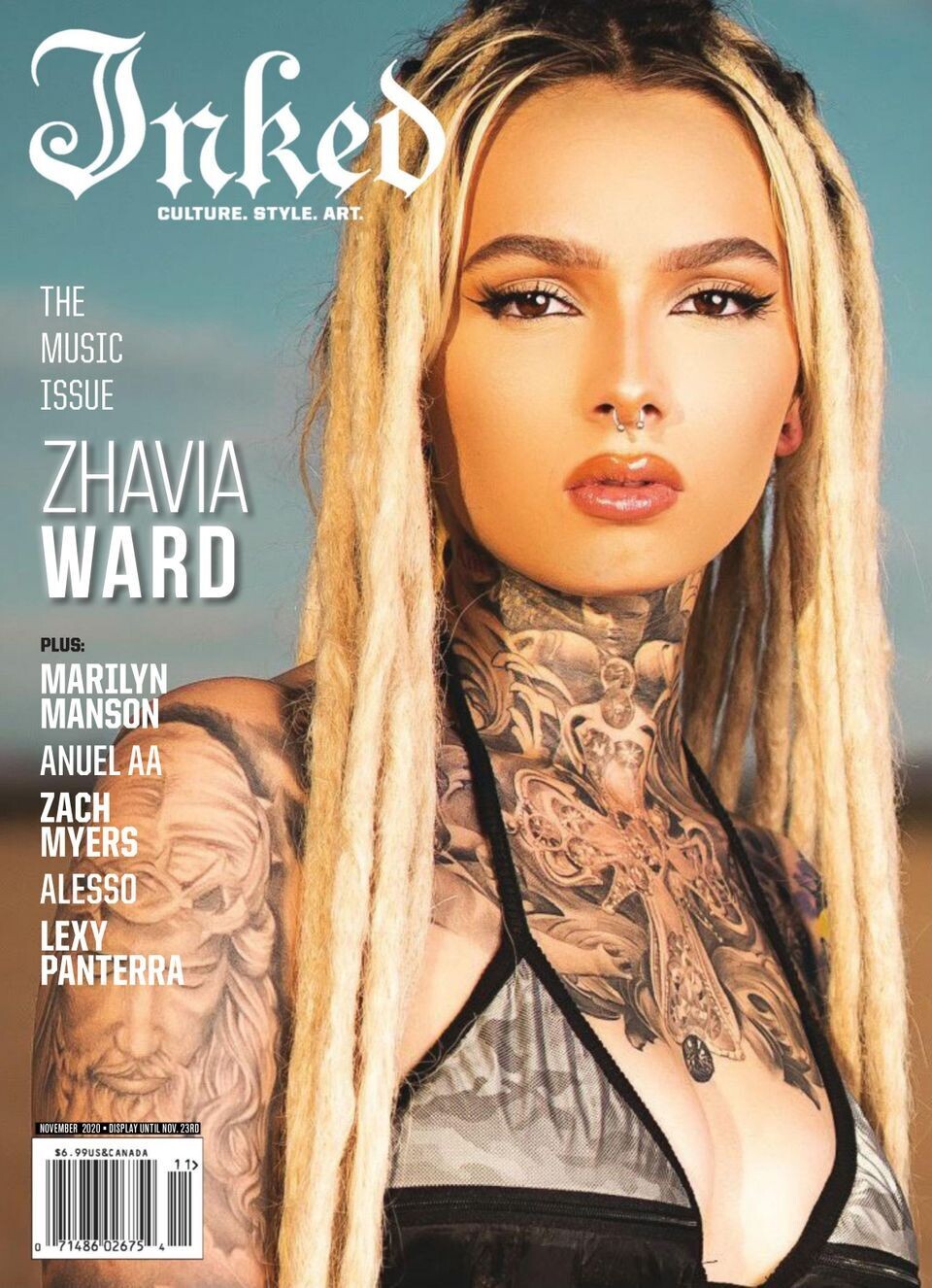 INKED MAGAZINE: Music Issue - Zhavia Ward