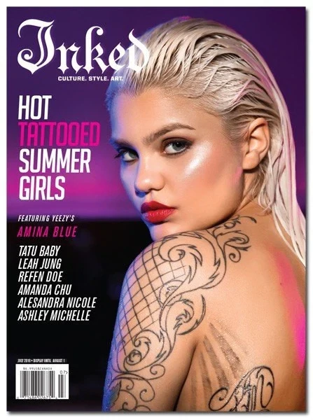 INKED MAGAZINE: THE SUMMER ISSUE FEATURING AMINA BLUE