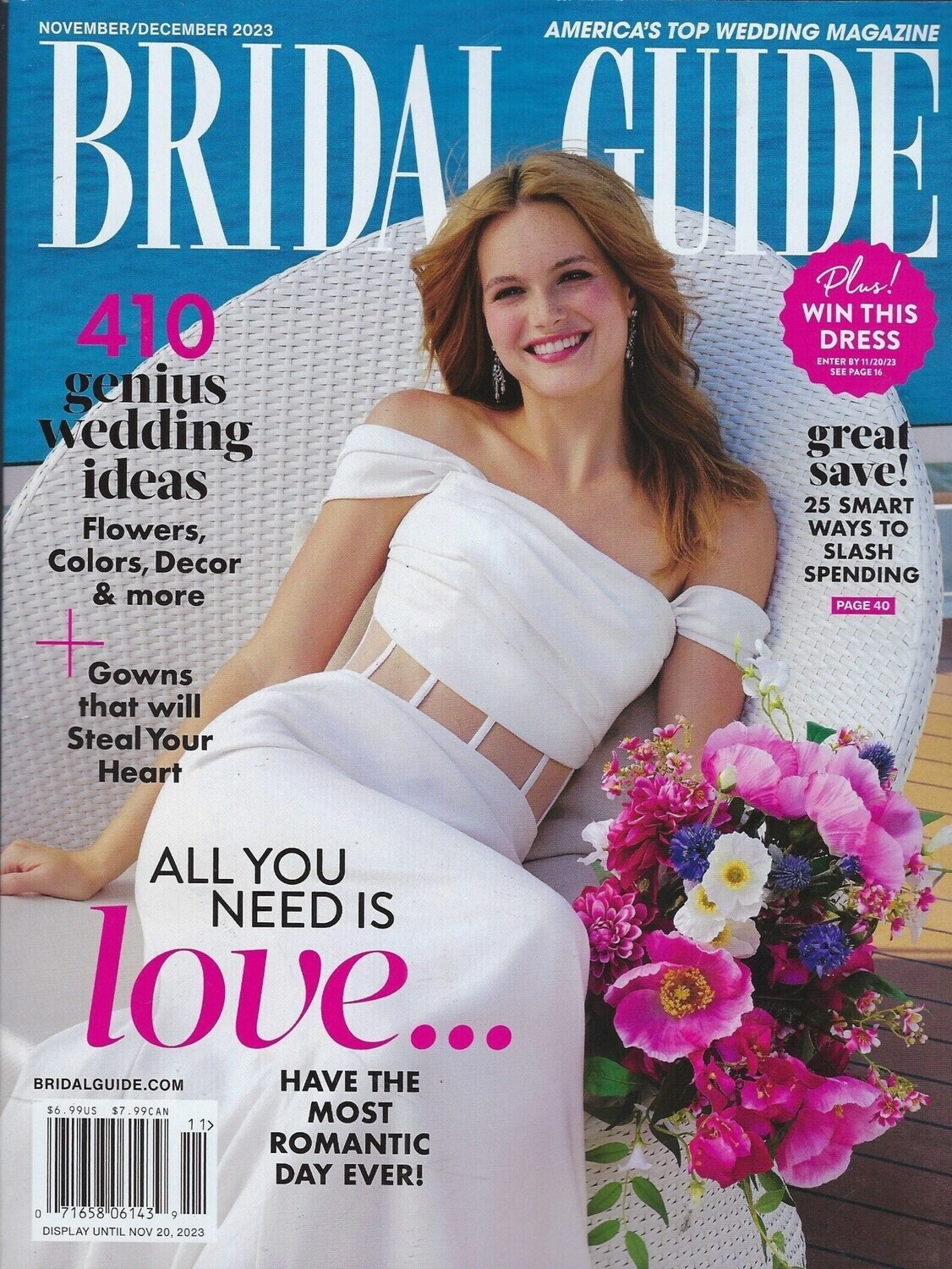 Bridal Guide Magazine ( 410 Genius Ideas ) Nov/Dec 2023 - America's Top Wedding Magazine