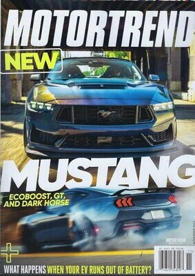 Motor Trend Magazine November 2023 Mustang