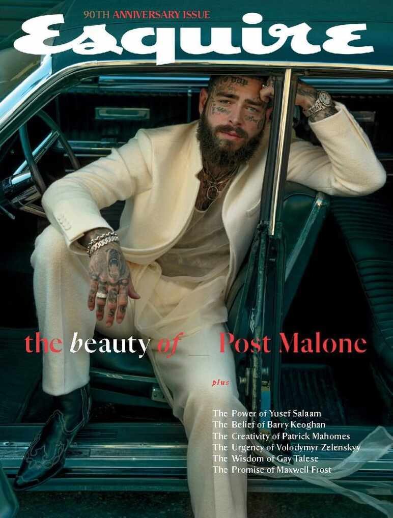 Post Malone: Esquire Magazine 2023 Vol. 180