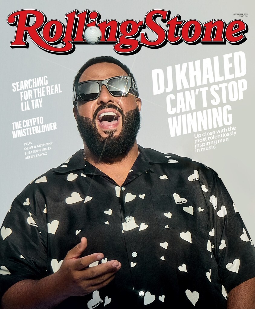 Rolling Stone Magazine December 2023: DJ Khaled
