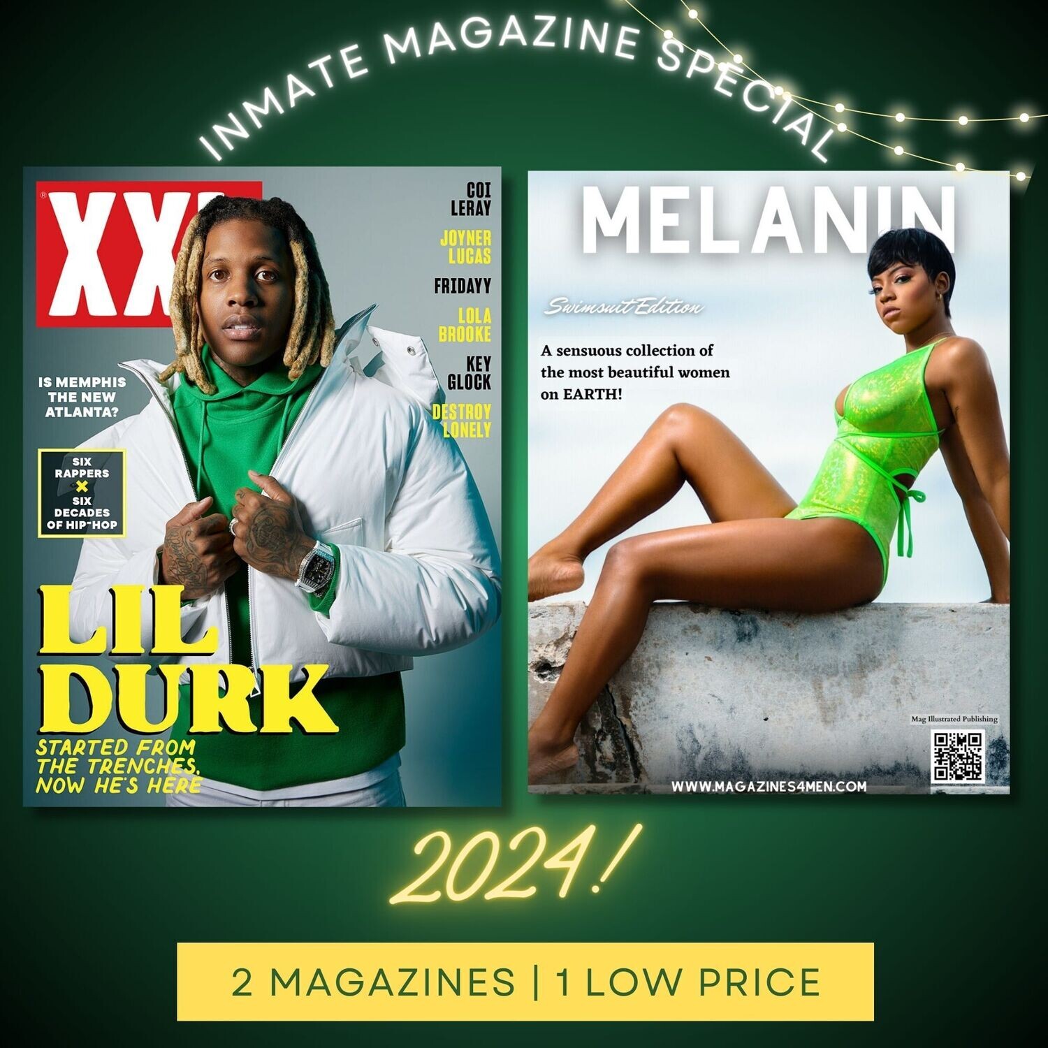 Magazines for Inmates 2024 Magazine XXL/MELANIN Bundle