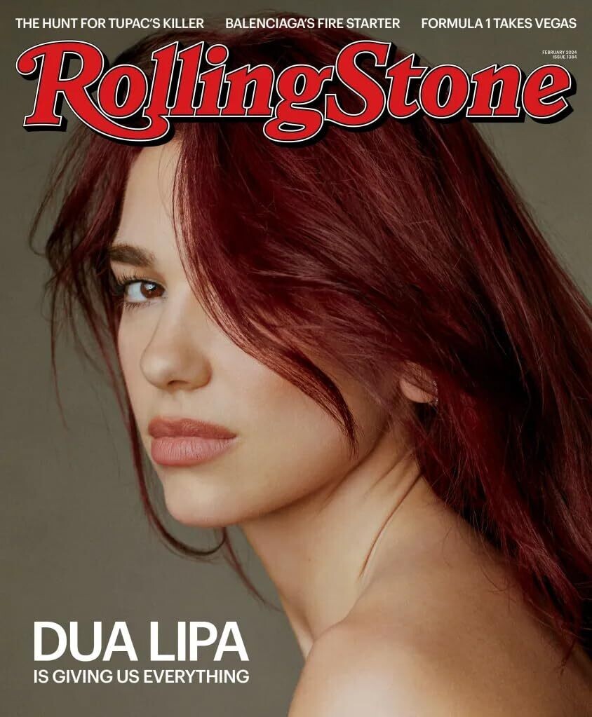 Rolling Stone Magazine February 2024 Dua Lipa