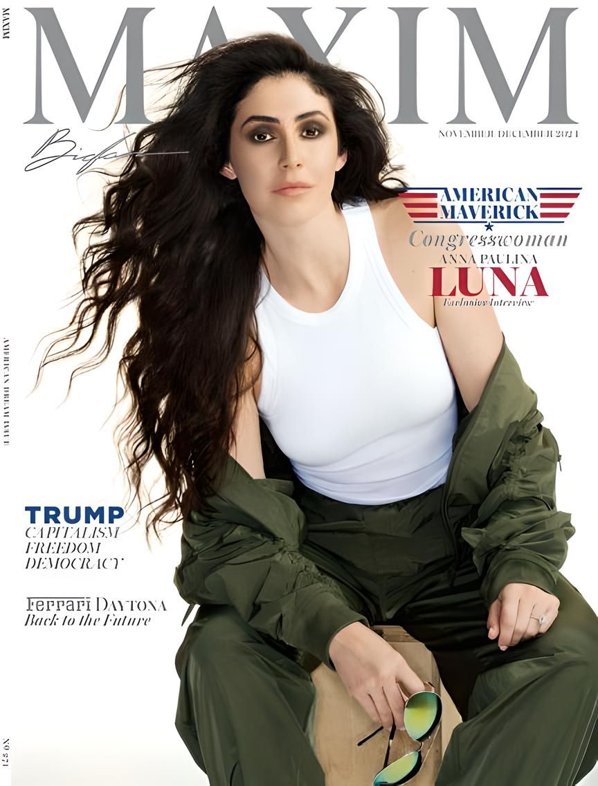 magazines for inmates - MAXIM Magazine December 2024 Congresswoman Anna Luna