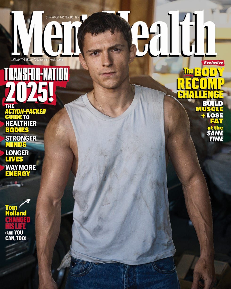 Men&#39;s Health Magazine JAN/FEB 2025 Tom Holland