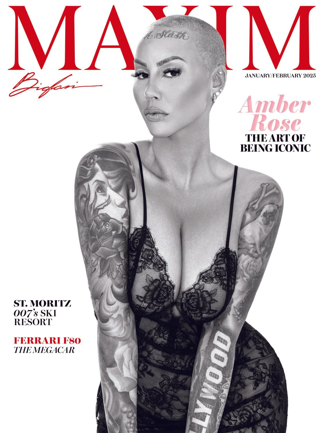 Maxim Magazine Jan/Feb 2025 Amber Rose The Art Of Being Iconic 