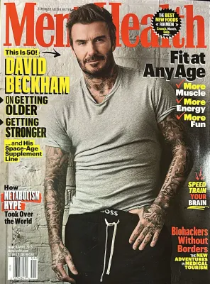 magazines for inmates - Men&#39;s Health Magazine Mar/Apr 2025 David Beckham