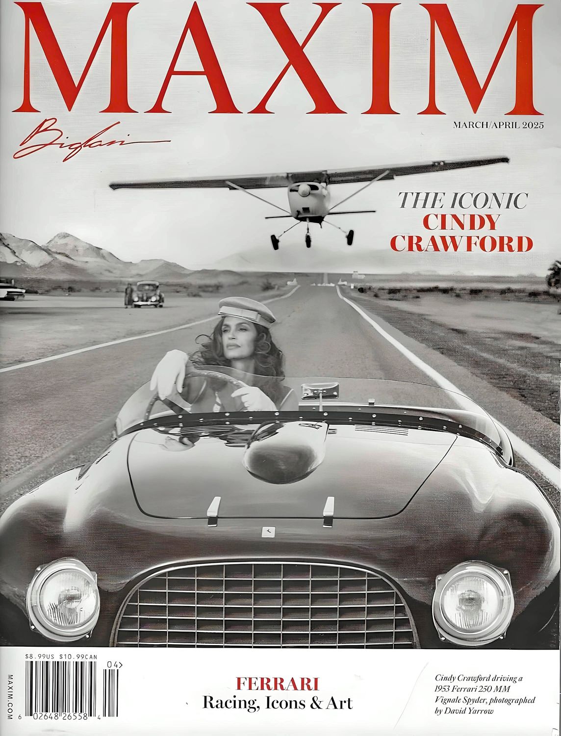 Magazines for inmates | MAXIM Magazine Mar/Apr 2025 The Iconic Cindy Crawford